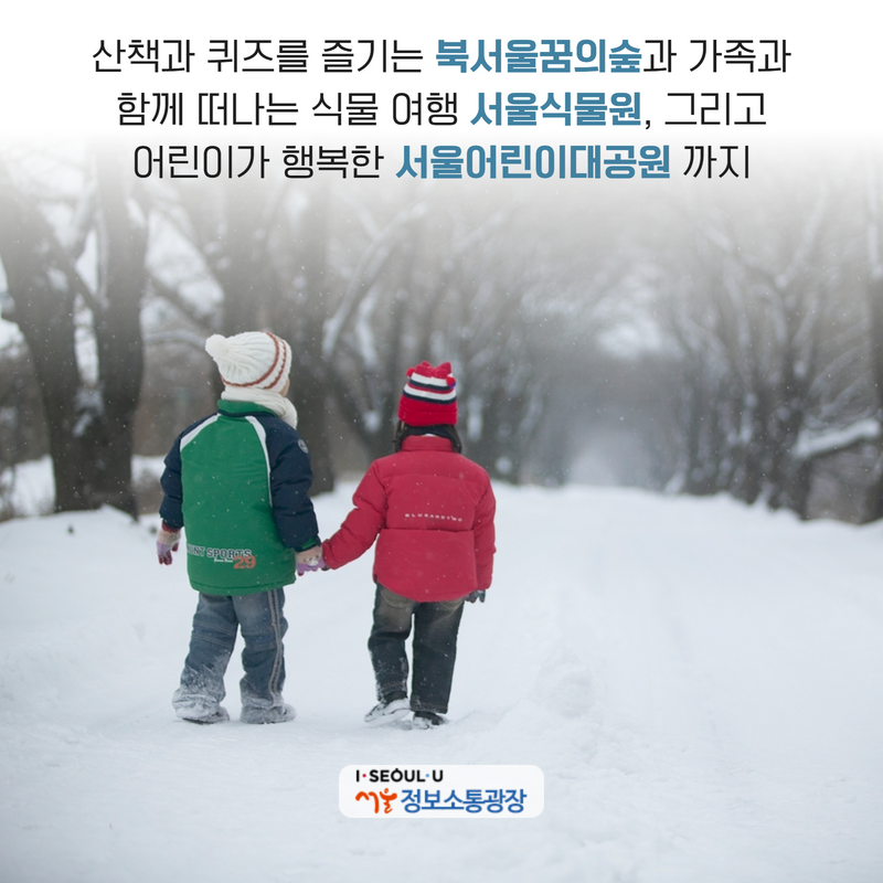 산책과 퀴즈를 즐기는 북서울꿈의숲과 가족과 함께 떠나는 식물 여행 서울식물원, 그리고 어린이가 행복한 서울어린이대공원 까지